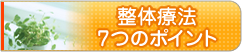 整体療法7つのポイント